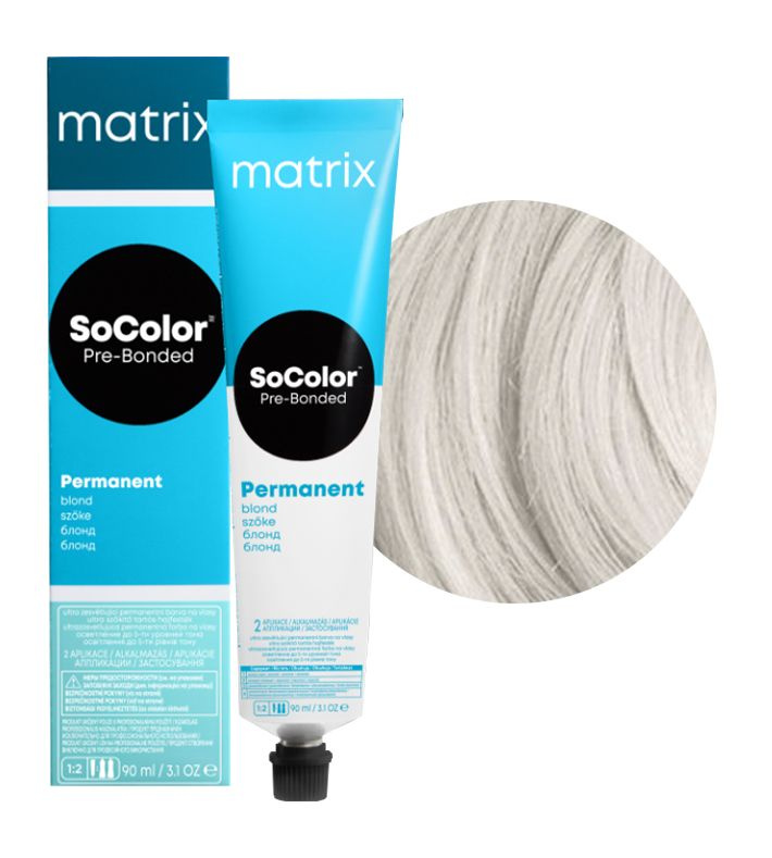 Краска для волос Matrix SoColor Pre-Bonded Ultra.Blond UL-NV+ ультра блонд натуральный перламутровый #1