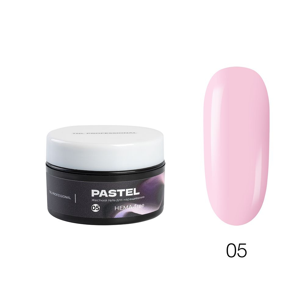 TNL, Pastel - жесткий гель для наращивания ногтей HEMA-Free, №05, 18 мл  #1