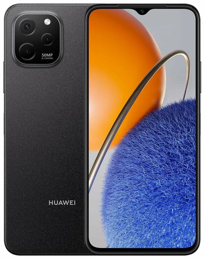 HUAWEI Смартфон Nova Y61 4/128GB BLACK (EVE-LX9N/51097SXA) 4/128 ГБ, черный #1