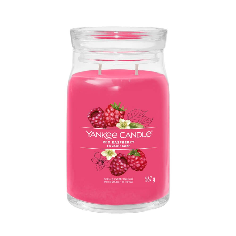 Yankee Candle Свеча ароматическая "Красная малина", 16 см х 9 см, 1 шт  #1