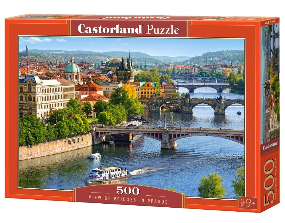 CastorLand Пазл Мосты Праги, 500 деталей #1