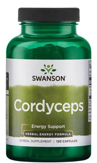 Cordyceps (Кордицепс) 600 мг 120 капсул (Swanson) #1