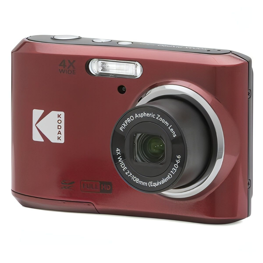 Kodak Компактный фотоаппарат FZ45 Red, красный #1