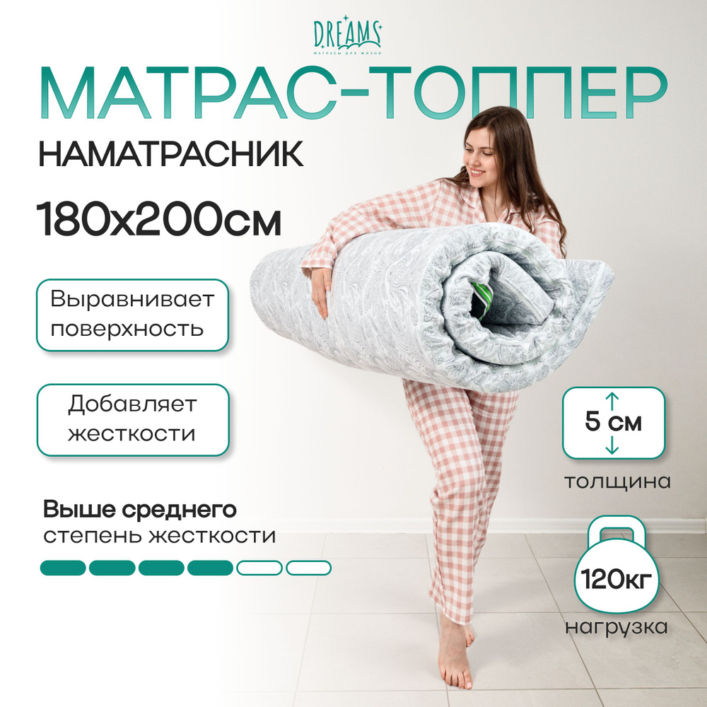 Матрас-топпер / Матрас для дивана Roll X 180х200см #1