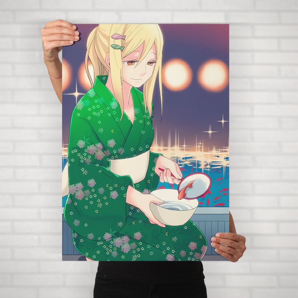 Плакат на стену для интерьера Когда плачут цикады (Хигураши - Такано Миё 2) - Постер по аниме формата #1