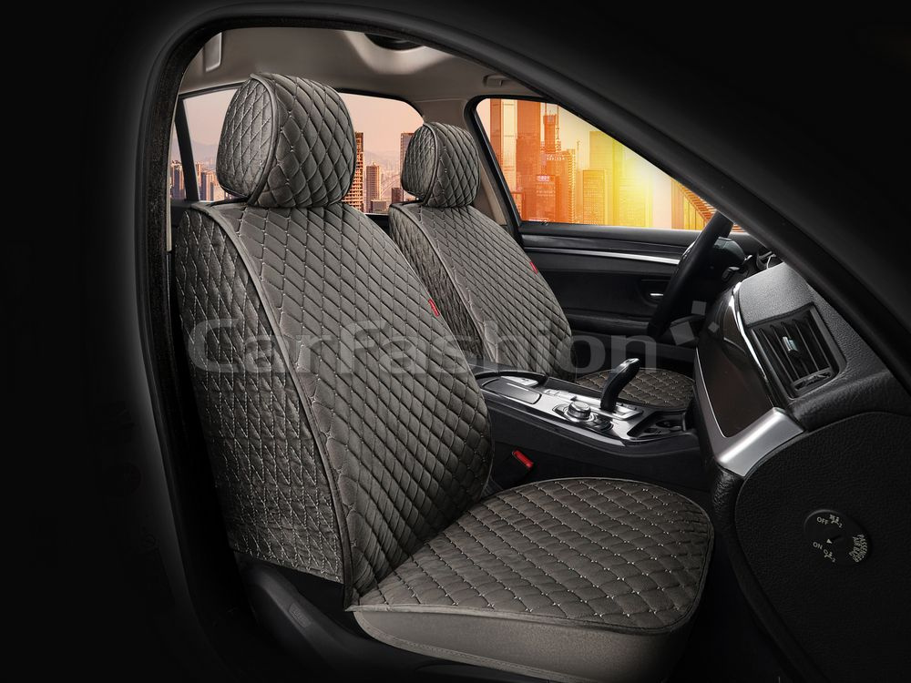 Накидки для Субару ксв (2017 - 2021) внедорожник 5 дверей / Subaru XV на передние сиденья SULTAN FRONT, #1