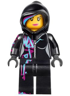 Минифигурка Lego Lucy Wyldstyle - Closed Mouth, Hood Up tlm017 #1