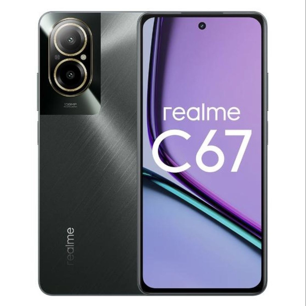 realme Смартфон C67 8/256 ГБ, черный #1