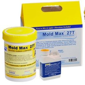 Силикон для изготовления форм Smooth-On Mold Max 27T полупрозрачный на олове  #1