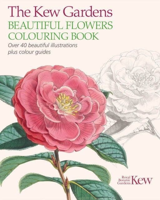 Kew Gardens Beautiful Flowers Colouring Book #1