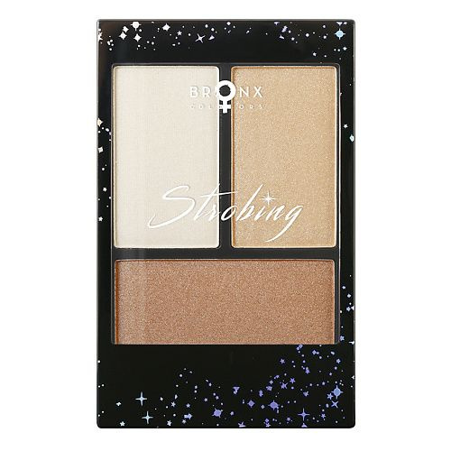 BRONX COLORS Палетка для стробинга STROBING PALETTE, GOLDEN, 20 г #1