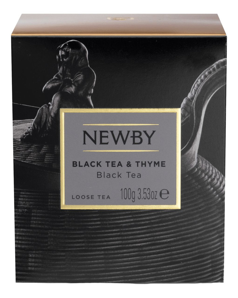 Чай черный Newby Black Tea and Thyme листовой 100 г #1