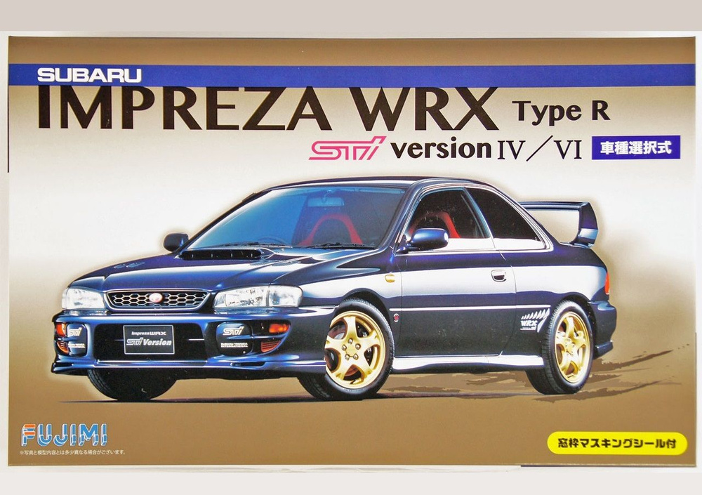 Сборная модель Subaru Impreza Wrx Type R STI Version Iv Or VI #1