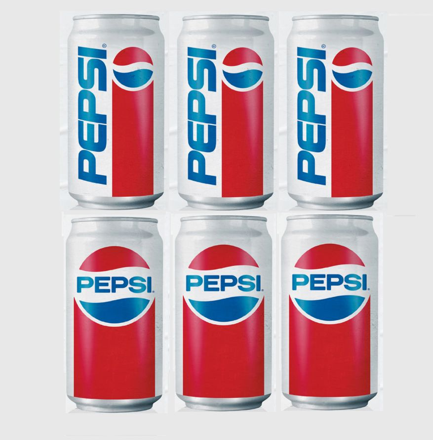 Набор газированных напитков Пепси-Кола (Pepsi-Cola)ж/б,Корея, (6 шт по 355 мл.)  #1