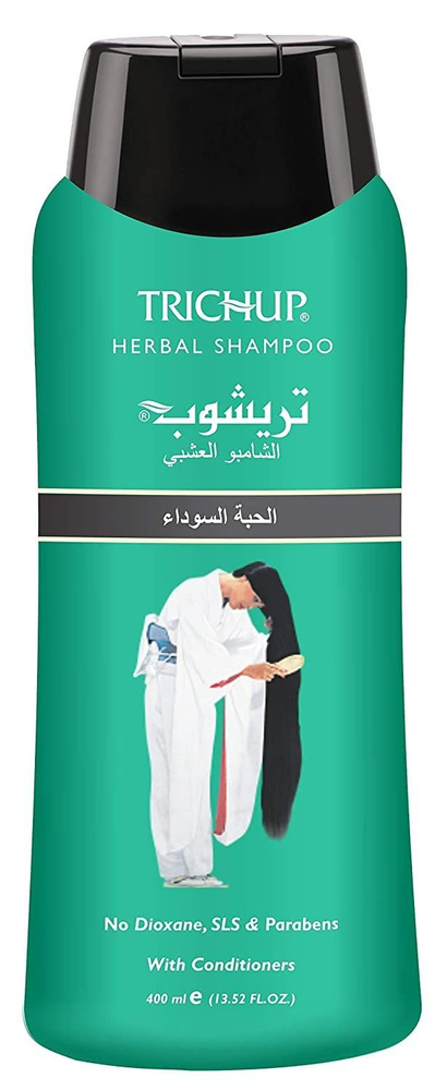 TRICHUP Herbal Shampoo BLACK SEED, No Dioxane, SLS & Parabens, Vasu (ТРИЧУП (ТРИЧАП) Шампунь на основе #1