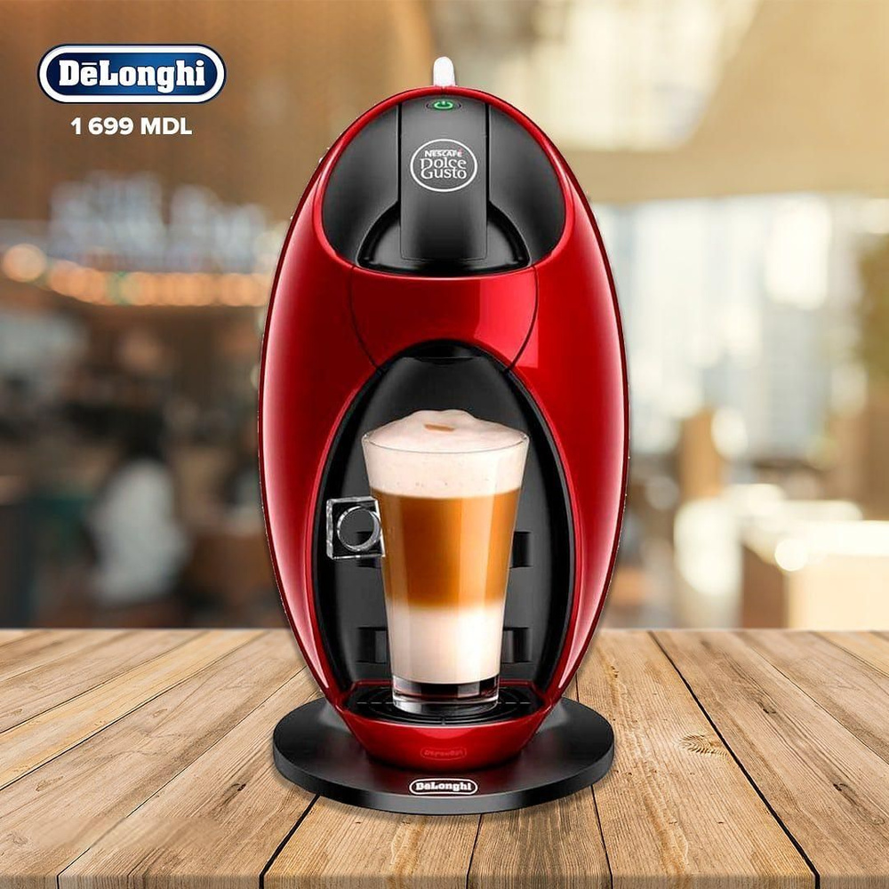 Nescafe Dolce Gusto Капсульная кофемашина DeLonghi EDG250.B Jovia, красный  #1