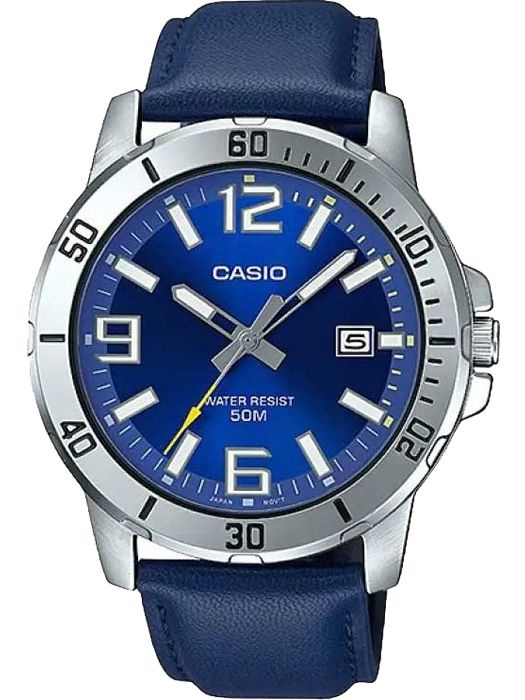 Японские мужские наручные часы Casio MTP-VD01L-2B #1