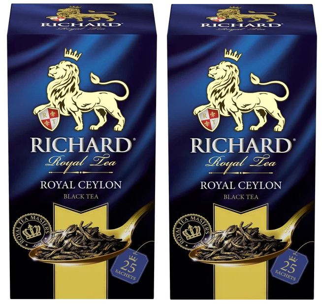 Чай черный Richard Royal Ceylon 25 пак - 2 штуки #1