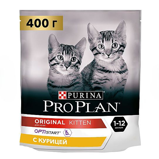 Сухой корм PRO PLAN HEALTHY START для котят , а также беременных и кормящих кошек с курицей, 400 гр  #1