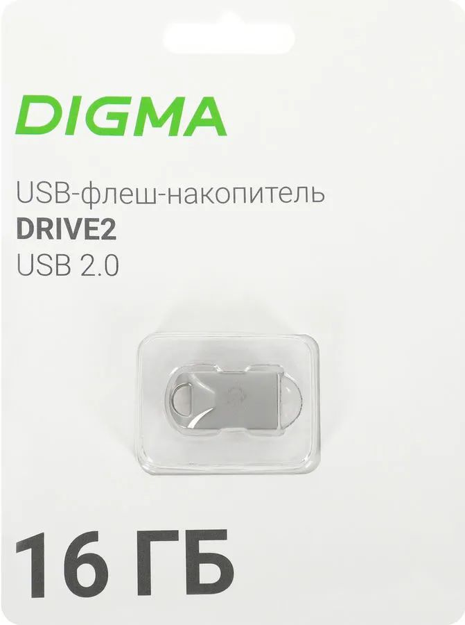 USB Flash накопитель 16Gb Digma DRIVE2 (DGFUM016A20SR), DGFUM016A20SR #1