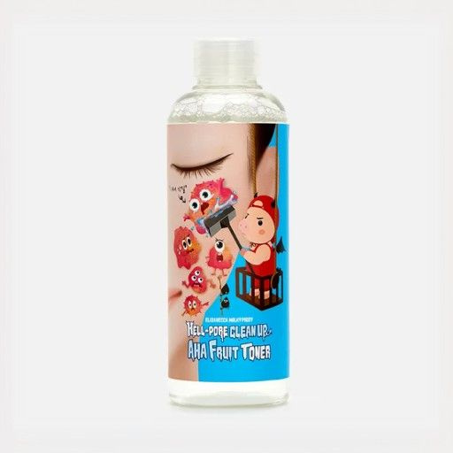 ELIZAVECCA тонер для лица с кислотами MILKY PIGGY HELL-PORE CLEAN UP AHA FRUIT TONER  #1