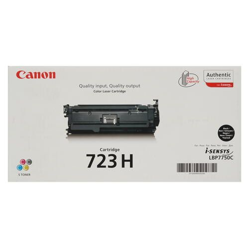 Картридж лазерный Canon 723H черный, с чипом оригинальный, 10000 стр, 1 шт  #1