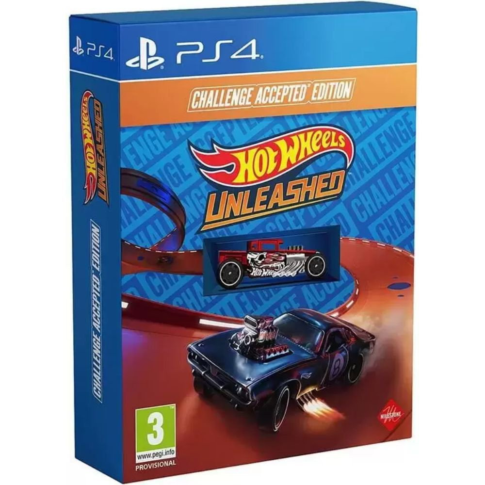 Игра Hot Wheels Unleashed - Challenge Accepted Edition для PS4 (PlayStation 4, Русские субтитры)  #1