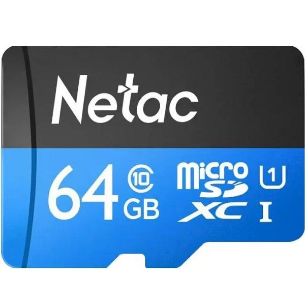 Карта памяти MicroSDXC 64GB Netac NT02P500STN-064G-S #1