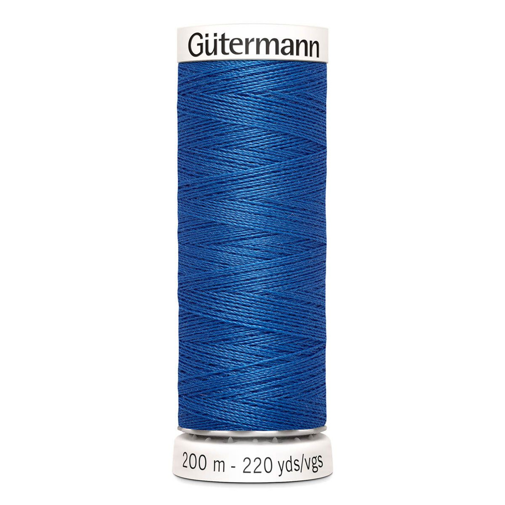 Нить Gutermann, Sew-All 100/200м для всех материалов, 100% п/э, цвет 78 синяя лазурь  #1