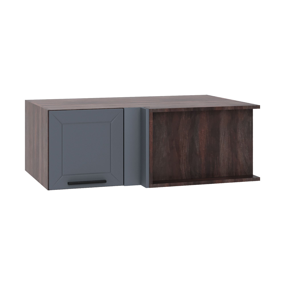Кухонный модуль навесной шкаф Сурская мебель Глетчер 100x65x35,8 см угловой горизонтальный глубокий, #1