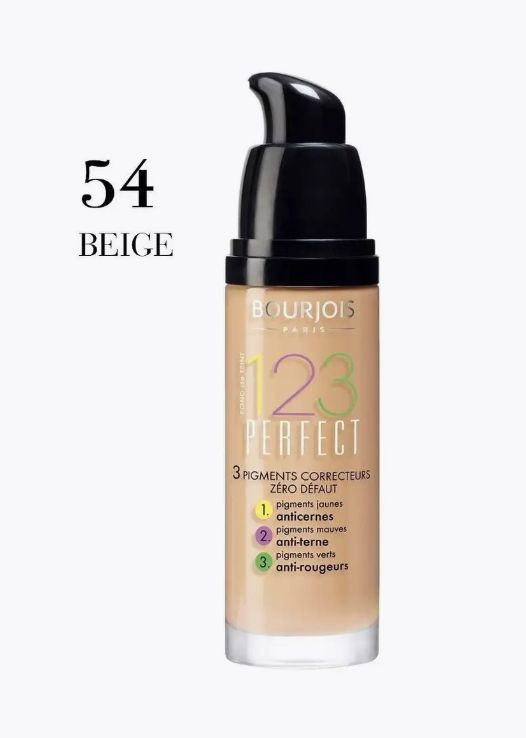 Bourjois Тональный крем 123 Perfect, тон 54 Beige #1