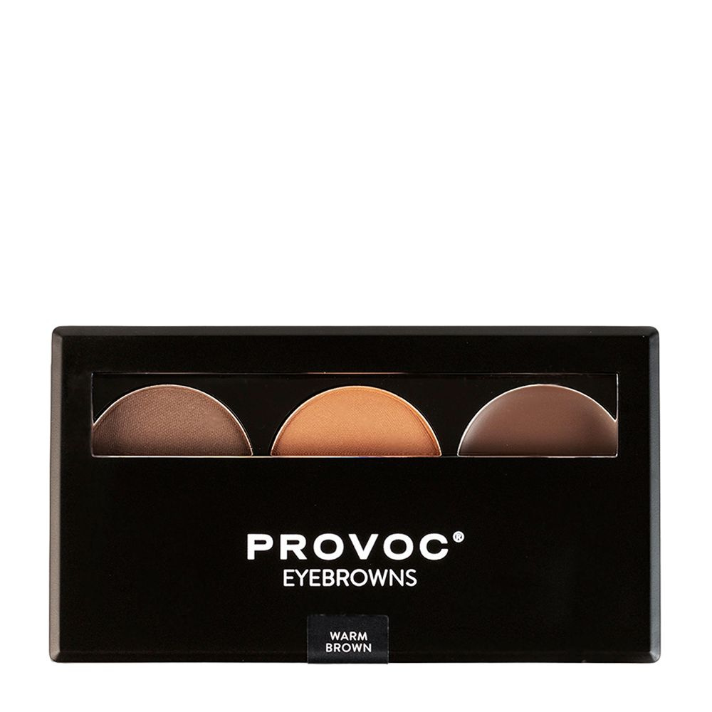 PROVOC EYEBROWNS Brow Palette 02 Набор теней для бровей (цв. тепло-коричневый)  #1