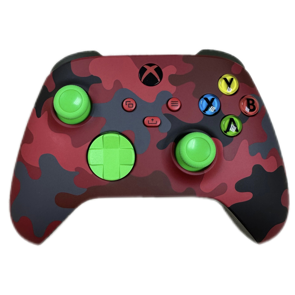 Геймпад Microsoft беспроводной Series S / X / Xbox One S / X Wireless Controller Design Lab Красный Камуфляж #1