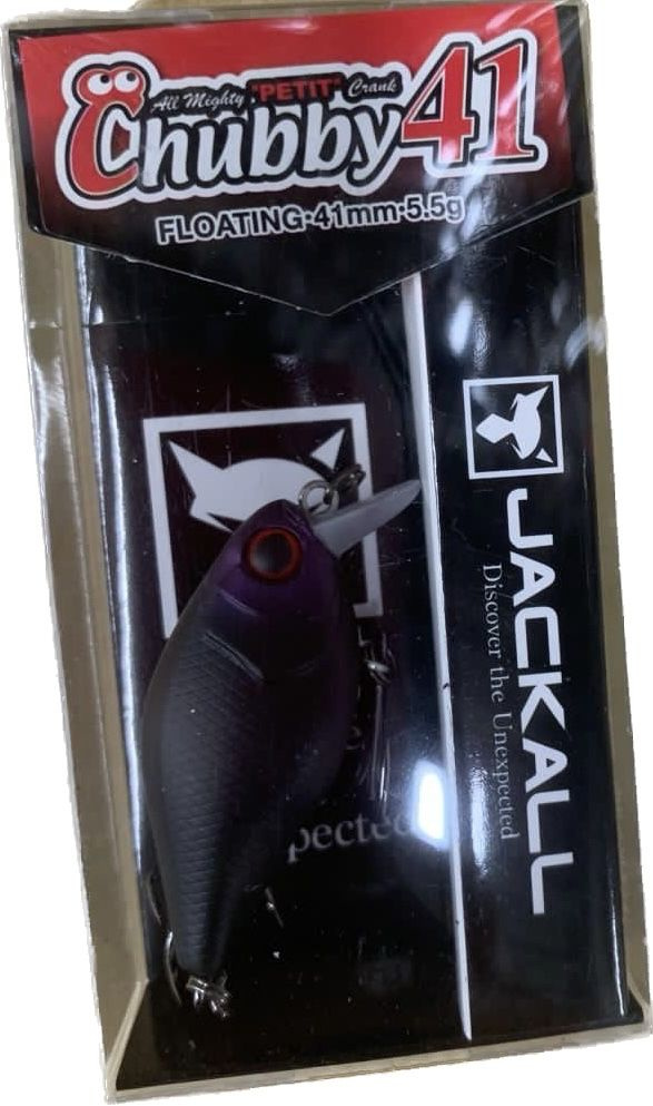 Воблер Jackall Chubby 41f , цвет Mat Black #1