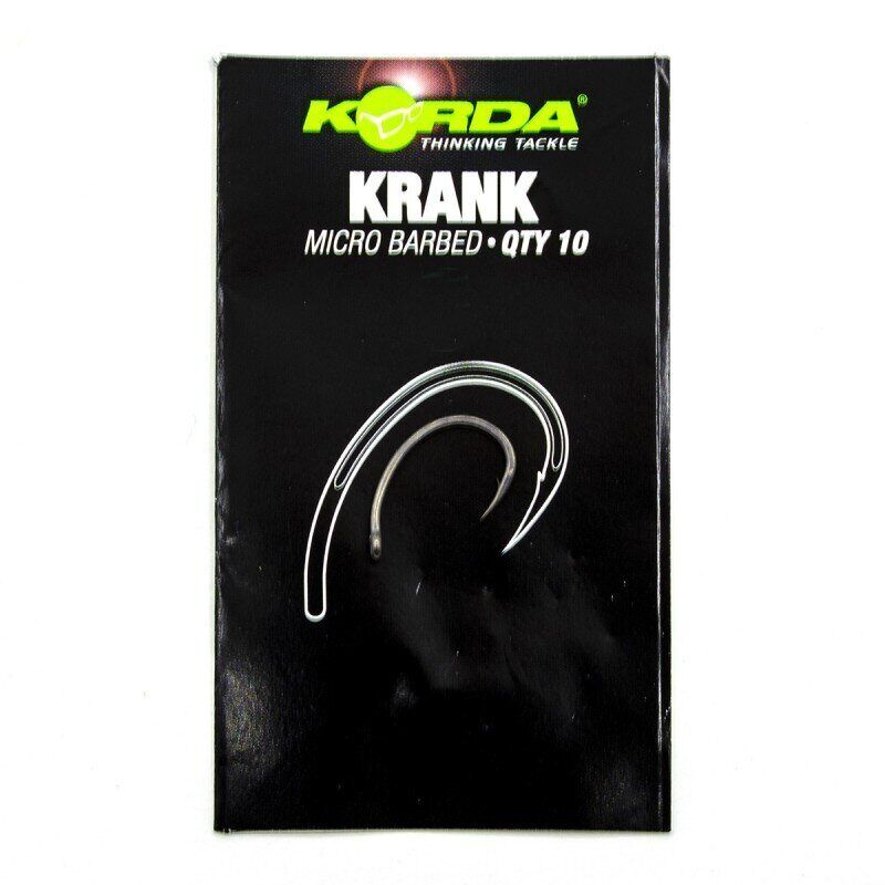 KORDA Крючок Krank 6 с бородкой 10шт #1