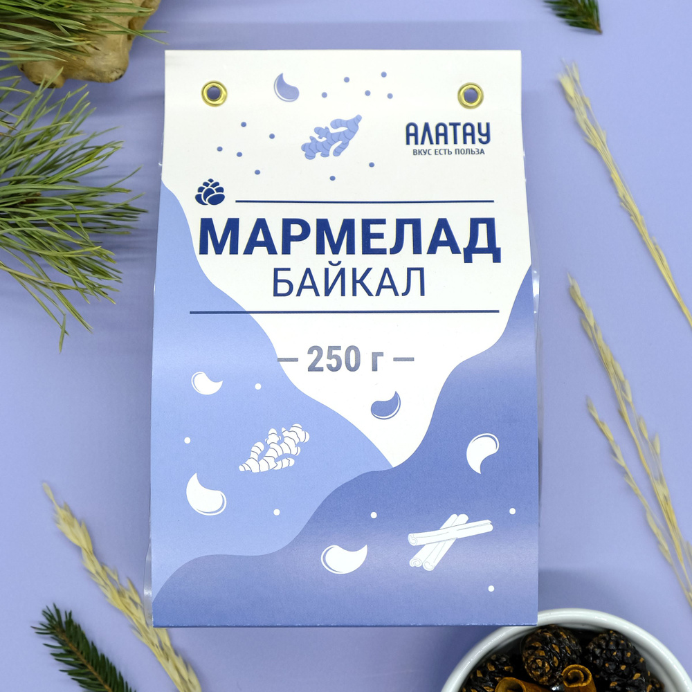 Мармелад натуральный Алатау, Байкал, 250 гр #1