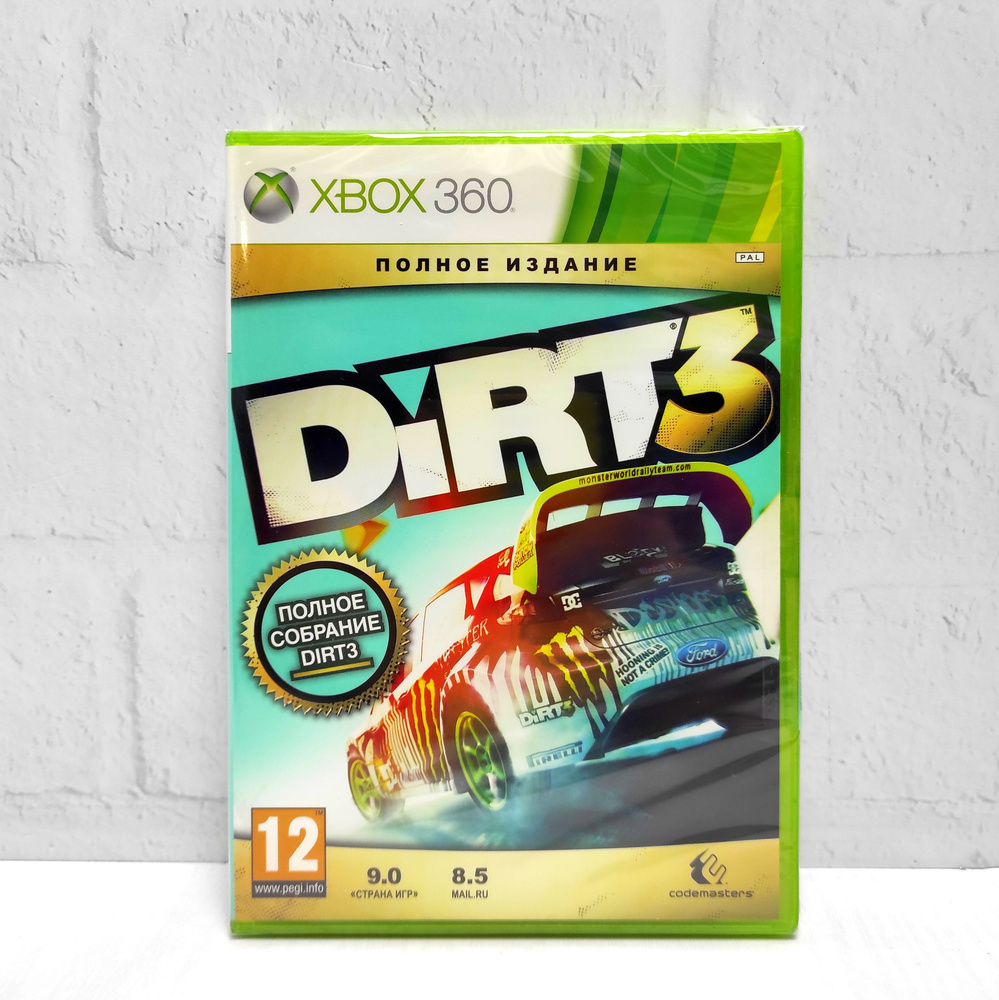 Dirt 3 Полное Издание Видеоигра на диске Xbox 360. Товар уцененный  #1