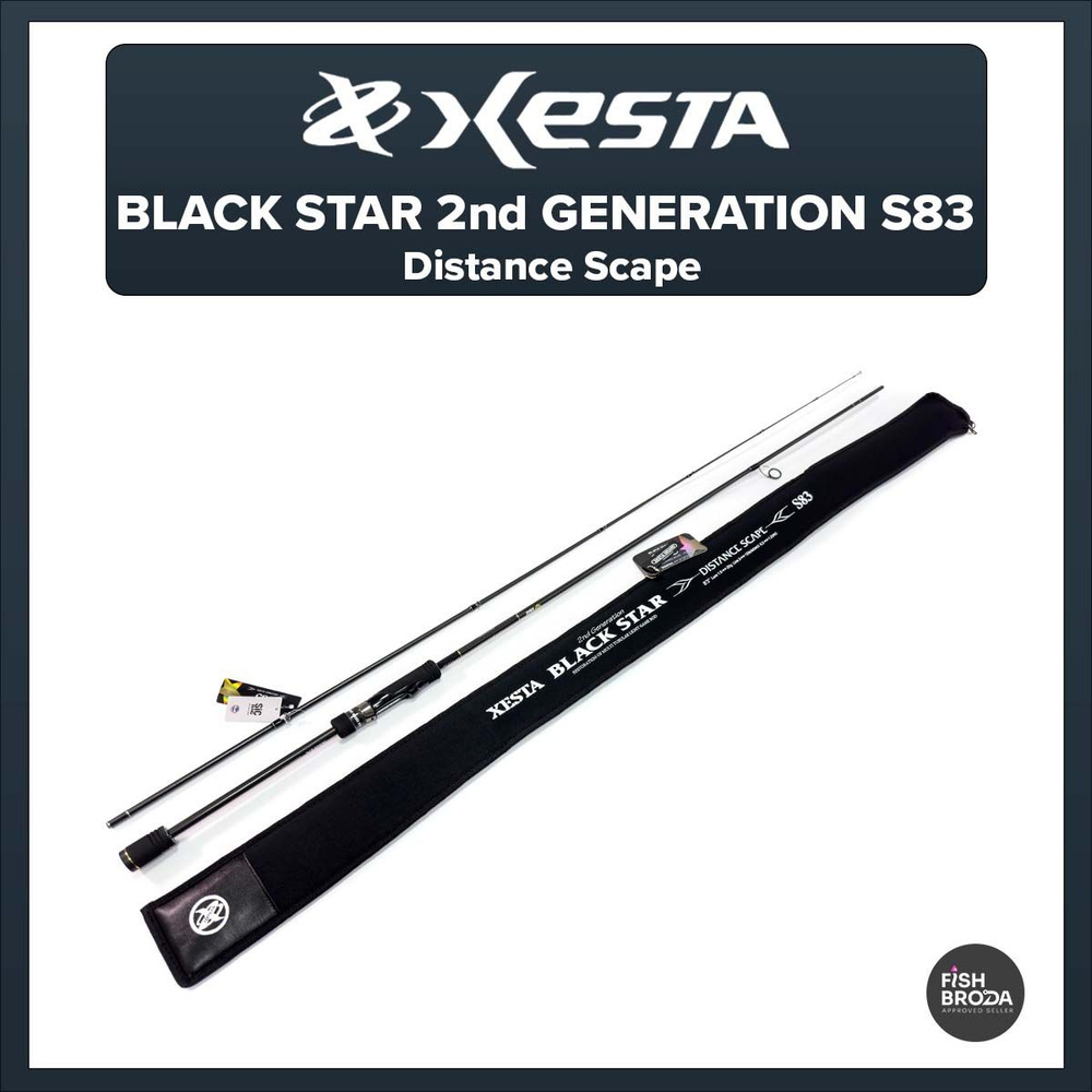 Спиннинговое удилище XESTA BLACK STAR 2nd Generation S83 Distance Scape #1