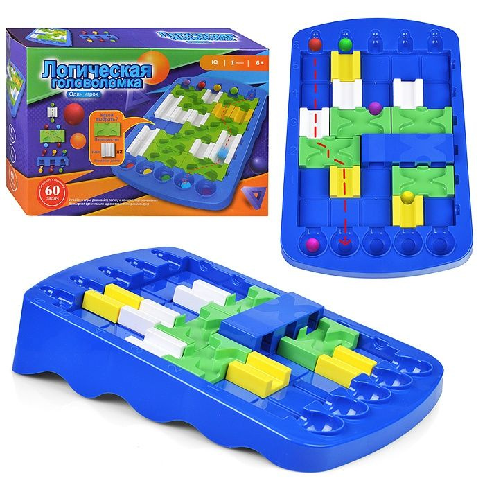 Настольная игра Oubaoloon "Логическая головоломка", пластик, в коробке (IQ-12A)  #1