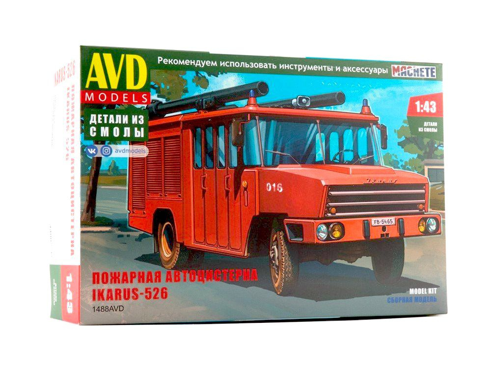 AVD Models Пожарная автоцистерна IKARUS-526, 1/43, Сборная модель #1