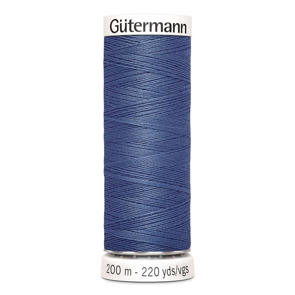 Швейные нитки Gutermann Sew-All 100/200 м, цвет 112 серо-синий джинс, 5 шт (1)  #1