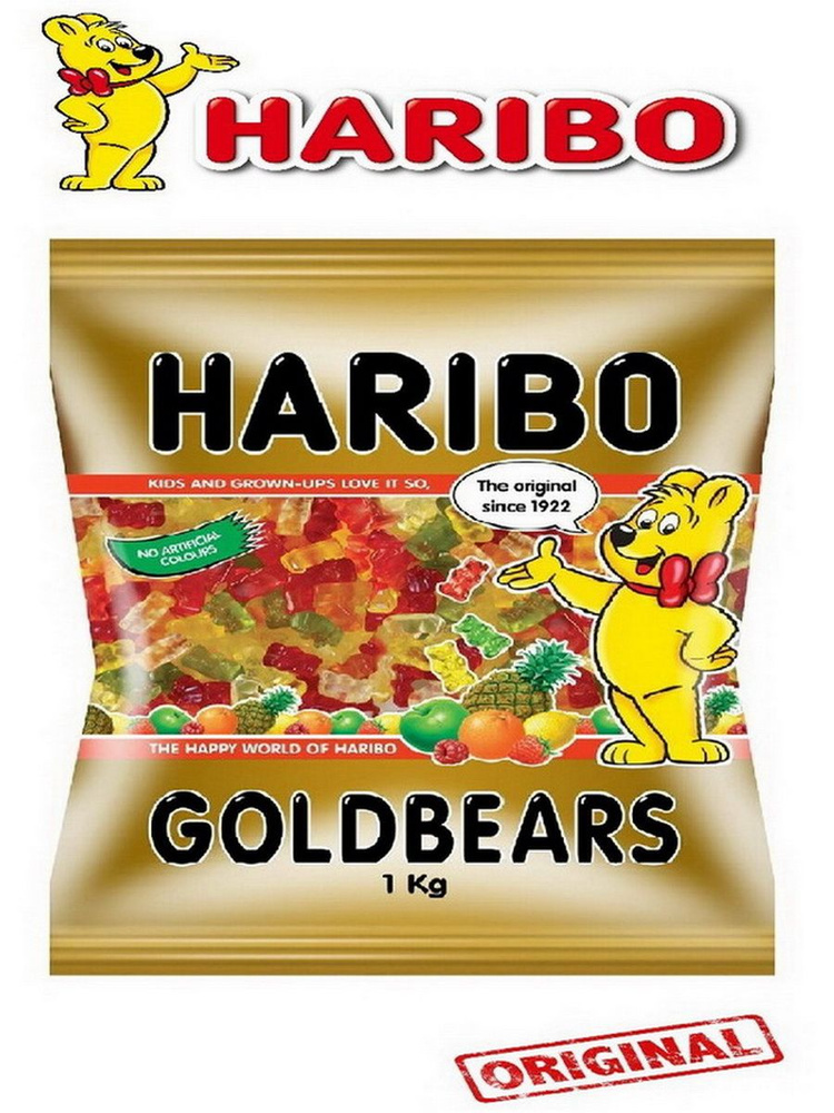 HARIBO мармелад жевательный Золотые мишки , 1 кг #1