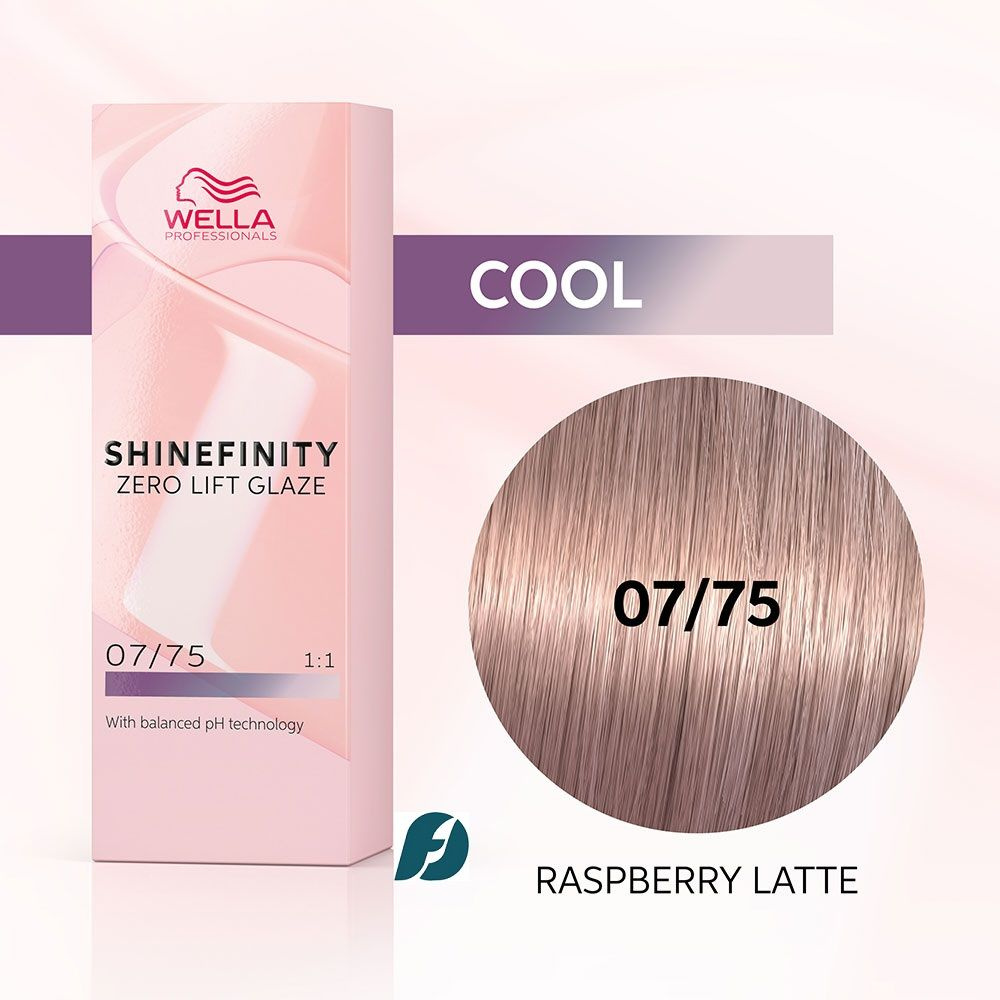 Wella Professionals Shinefinity 07/75 Гель-крем краска - Малиновое латте, 60 мл  #1