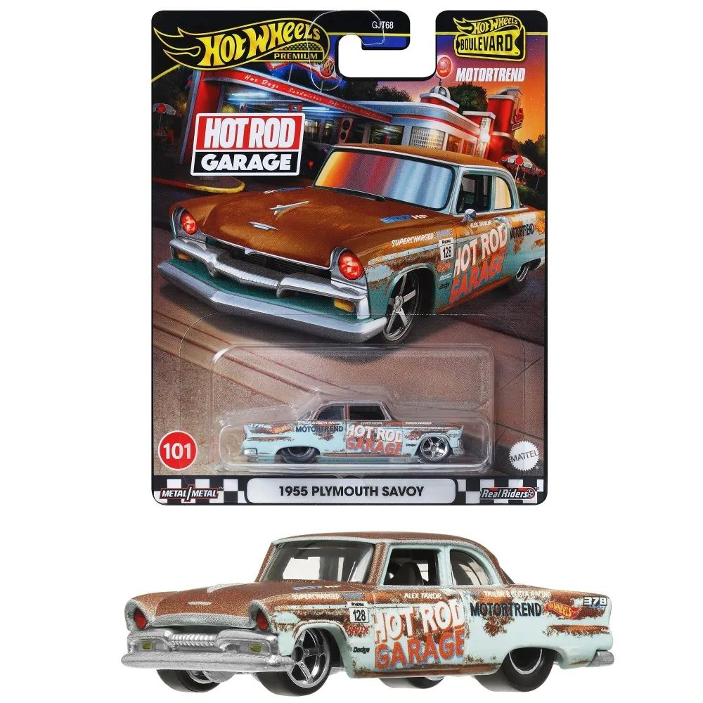 Машинка коллекционная Hot Wheels GJT68 1955 Plymouth Savoy #1