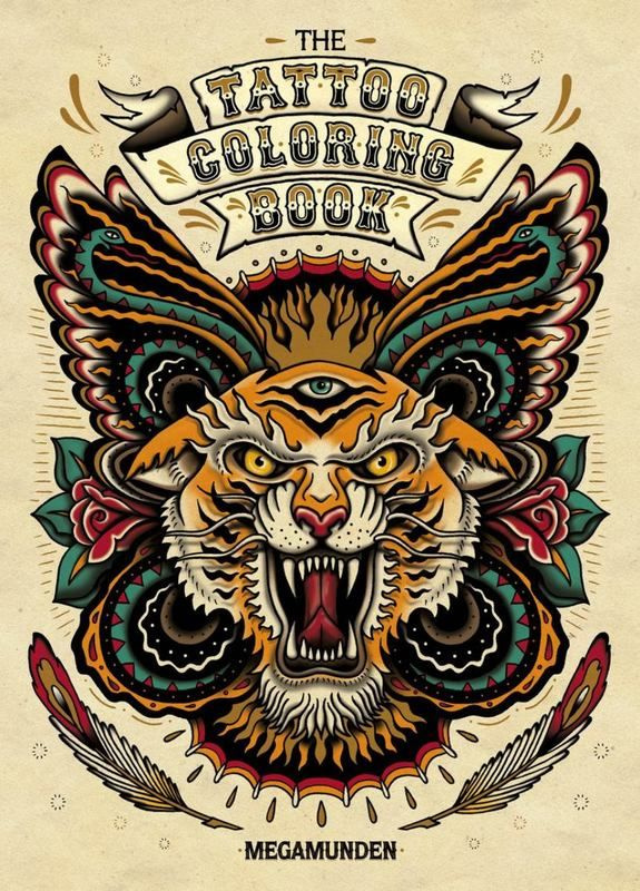 Tattoo Colouring Book #1