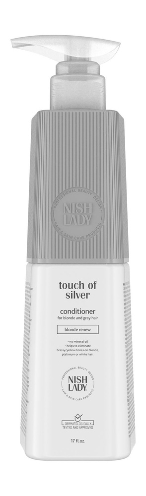 NISHLADY Кондиционер для блонда и седых волос Touch Of Silver Conditioner, 503 мл  #1