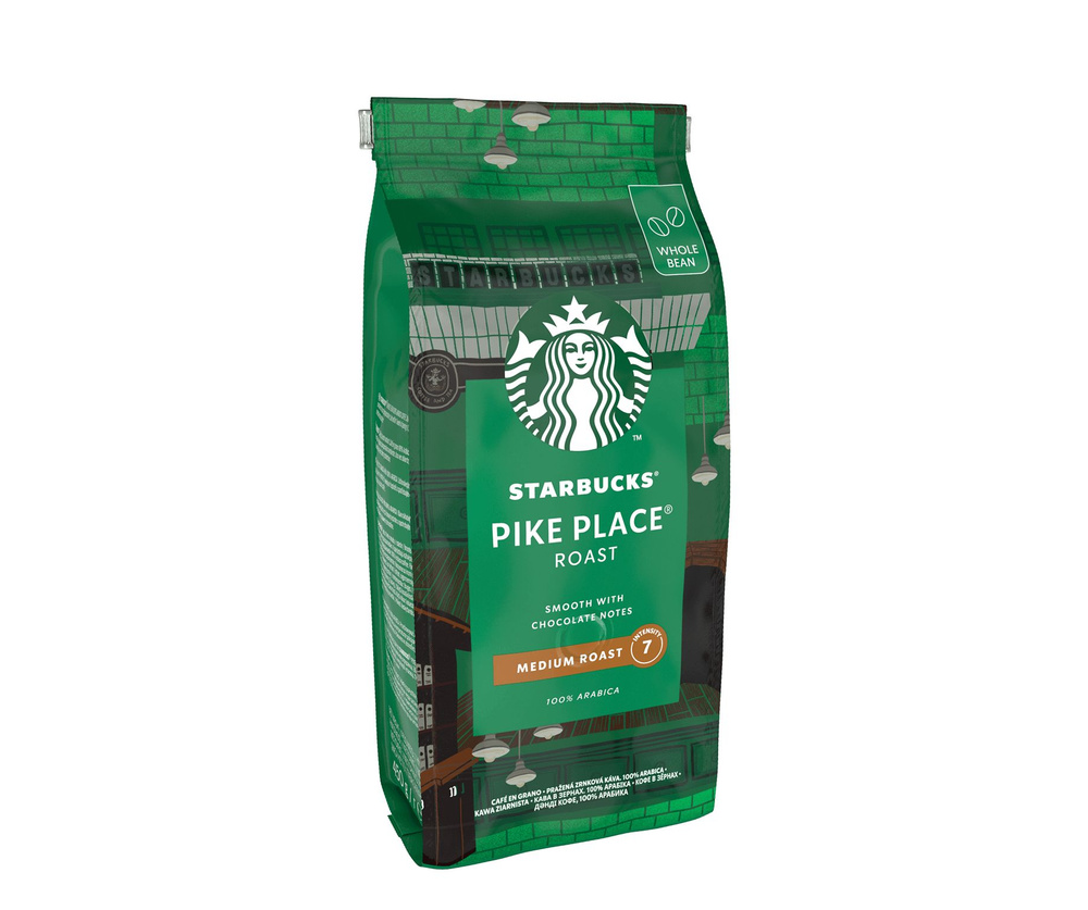 Кофе в зернах Starbucks Pike Place Roast, 450 г до 23.04.2025 (Из Финляндии)  #1