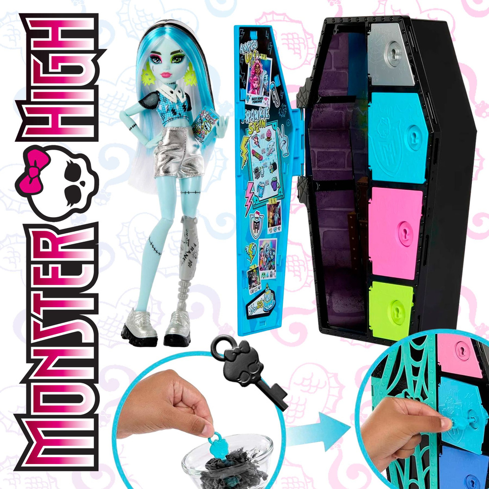 Шарнирная кукла Monster High Skulltimate Secrets HKY62 Frankie Stein - Фрэнки Стейн  #1