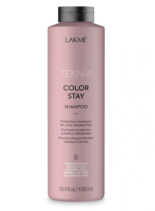 Lakme Шампунь бессульфатный для защиты цвета окрашенных волос Color Stay Shampoo Teknia 1000 мл  #1