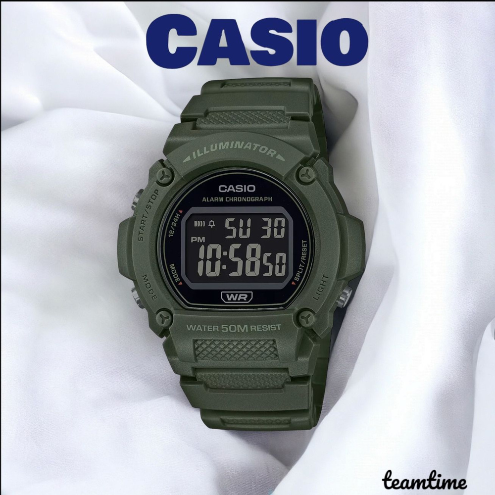 Наручные часы CASIO W-219HC-3B #1